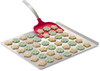 Mega Spatula Nylon food safe BPA FREE Heat resistant Big Cookie Spatula w Stainless steel handle