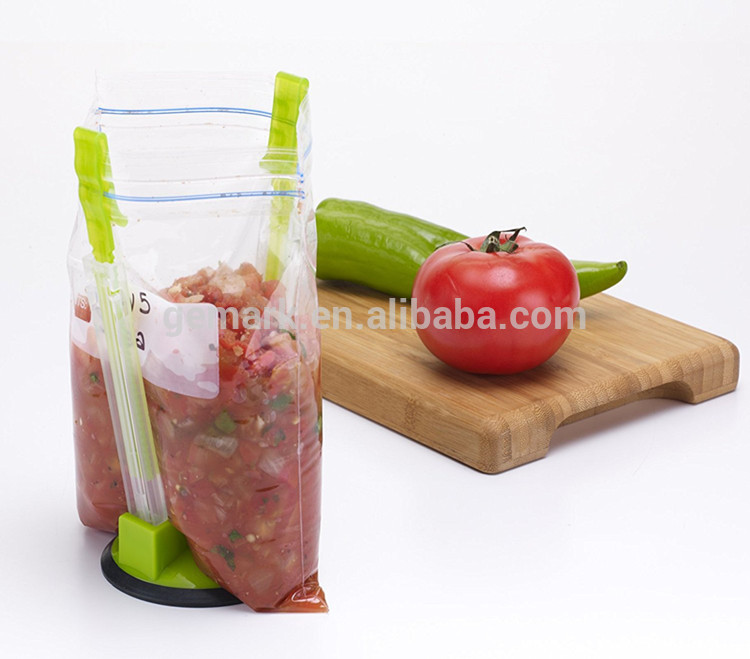 Free Baggy Rack Clip Food Storage Bag Holder Kitchen Storage And Organization Accessories