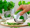 Salad Chopper Herb Slicer Knife With Double Chopping Blade