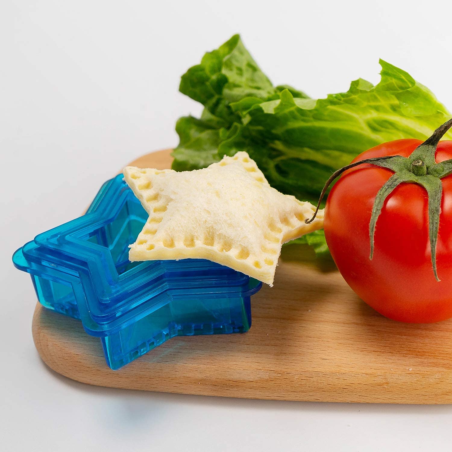 Plastic Sandwich Cutter and Sealer Cookie Cutters for Kids