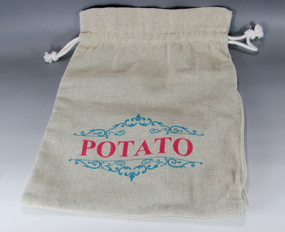 Reusable Potato Onion Storage Bag Vegetable Jute Bags 