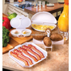 Kitchen tool Microwave Cookware Set of Bacon rack Potato baker omelet maker