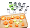 fruit and vegetable tool Mini Cookie Cutter Stainless Steel Cake Cutters For Kids