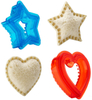 Plastic Sandwich Cutter and Sealer Cookie Cutters for Kids