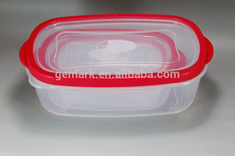 Keep Fresh rectangle Plastic food box set of 3