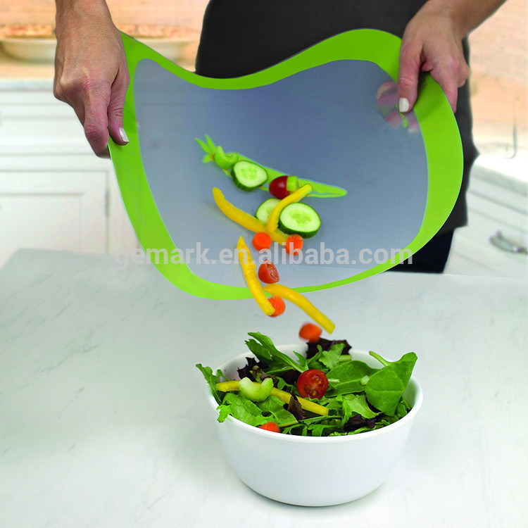 PP Kitchen chopping board Foldable cutting mats set of 4 with LFGB approved