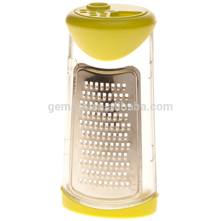 Kitchen Fruit Vegetable Tools Grate and Shake Cheese Grater with Storage and Serving Container