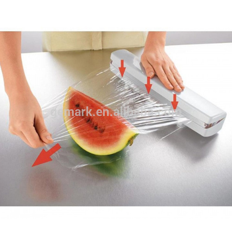 Plastic Wrap Cutter Food Freshness Wraptastic Dispenser Preservative Film Cutter