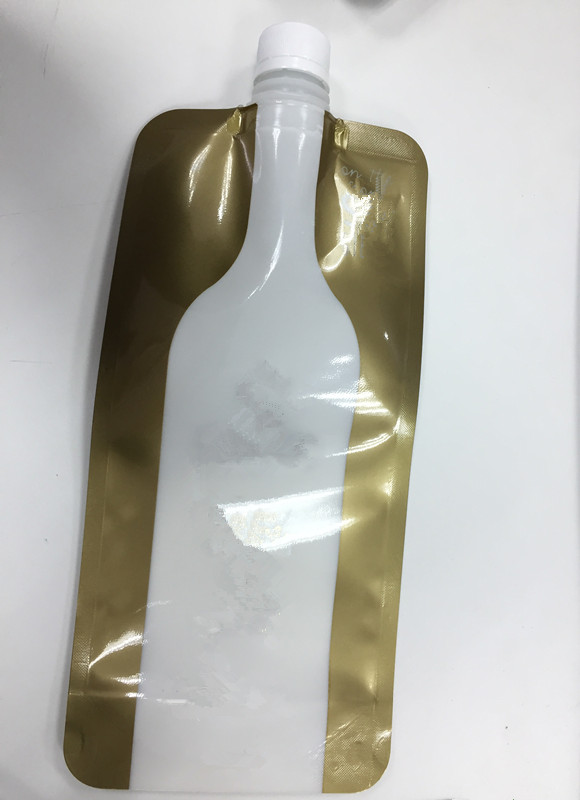 Foldable Wine Bag Portable Reusable Plastic Wine Bottle Pouch for Wine Liquor Beverages
