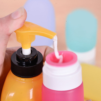 Cosmetic silicone empty bottle portable travel bottles