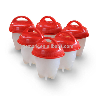 Egg Cooker Hard Boiled Eggs without the Shell Set of 6