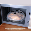 Magnetic Microwave Splatter Cover Microwave Plate Guard Lid With Steam Vent Magnetic Microwave Splatter Lid Hover Cover