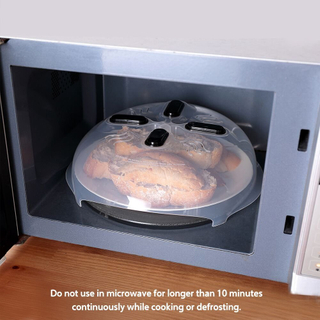 Magnetic Microwave Splatter Cover Microwave Plate Guard Lid With Steam Vent Magnetic Microwave Splatter Lid Hover Cover