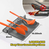 Upgraded Utensil Rest Silicone Spoon Rest 2 in 1 Larger Size Silicone Spoon Holder for Stove Top