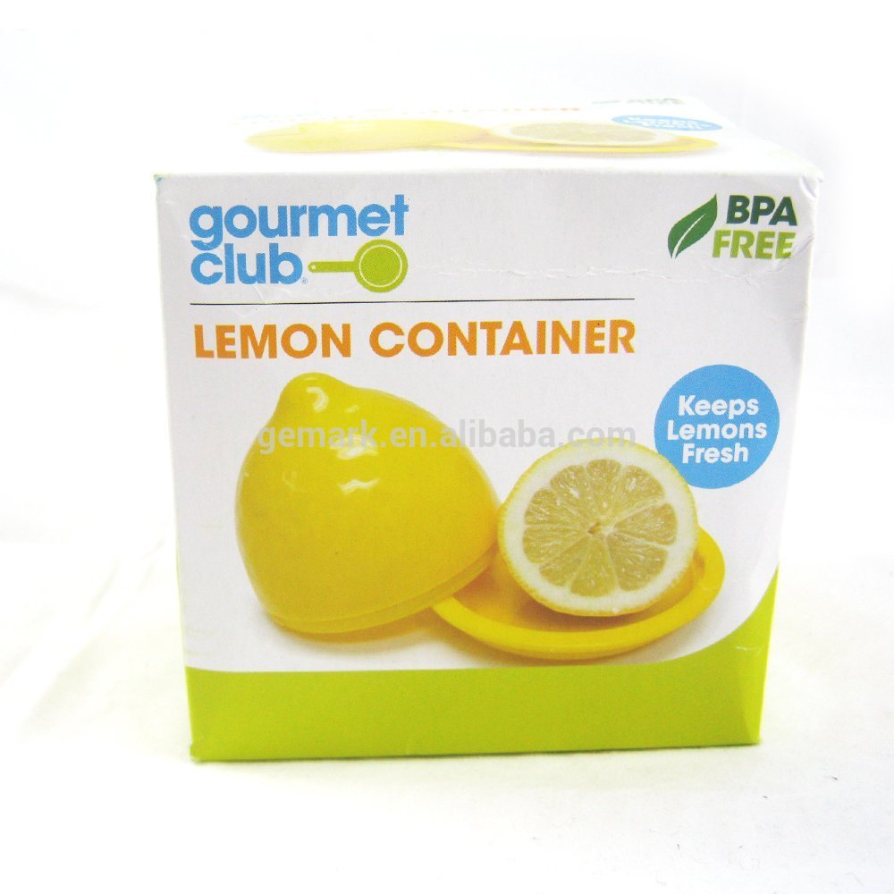 Plastic BPA Free Lemon fresh keeper fruit keeper veggies storage box