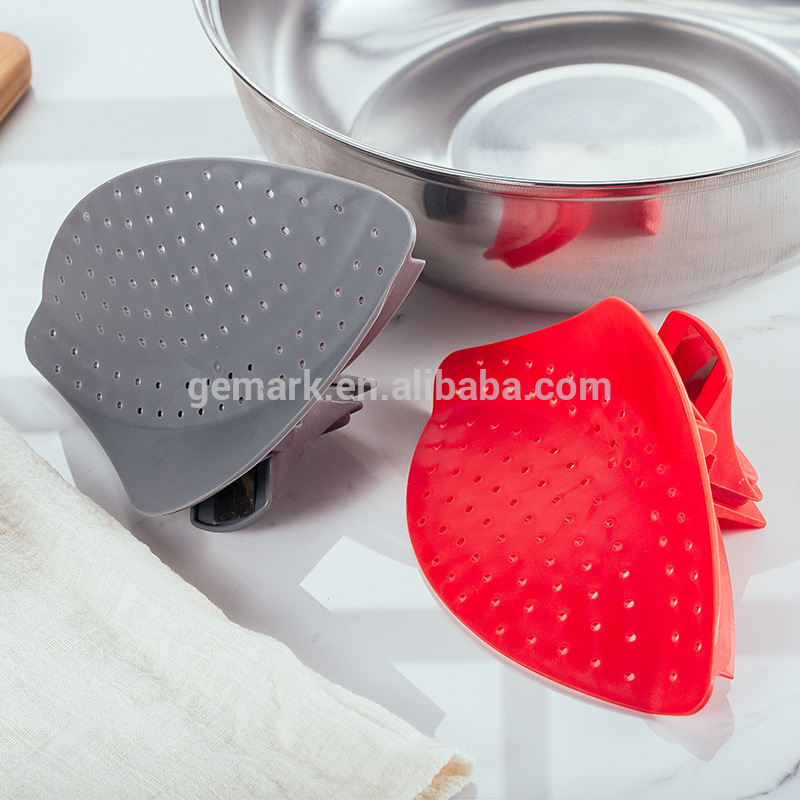 collapsible dish drain strainer Clip and drainer Clip-grain Rice Washing Tools Drainer Fruits and Vegetables Grain Cooking Tools