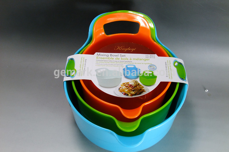 Kitchen tools 3 piece mixing bowls in 3 size